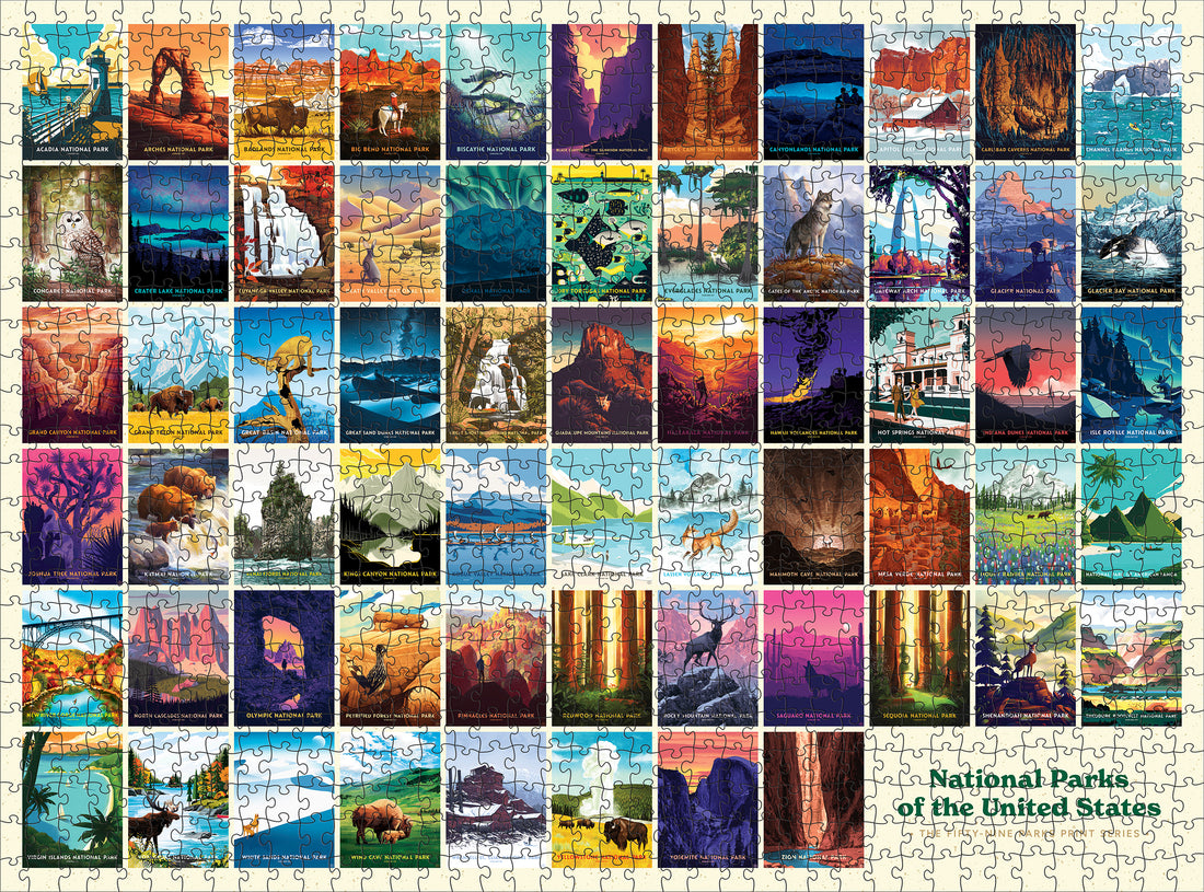 US National Parks Puzzle