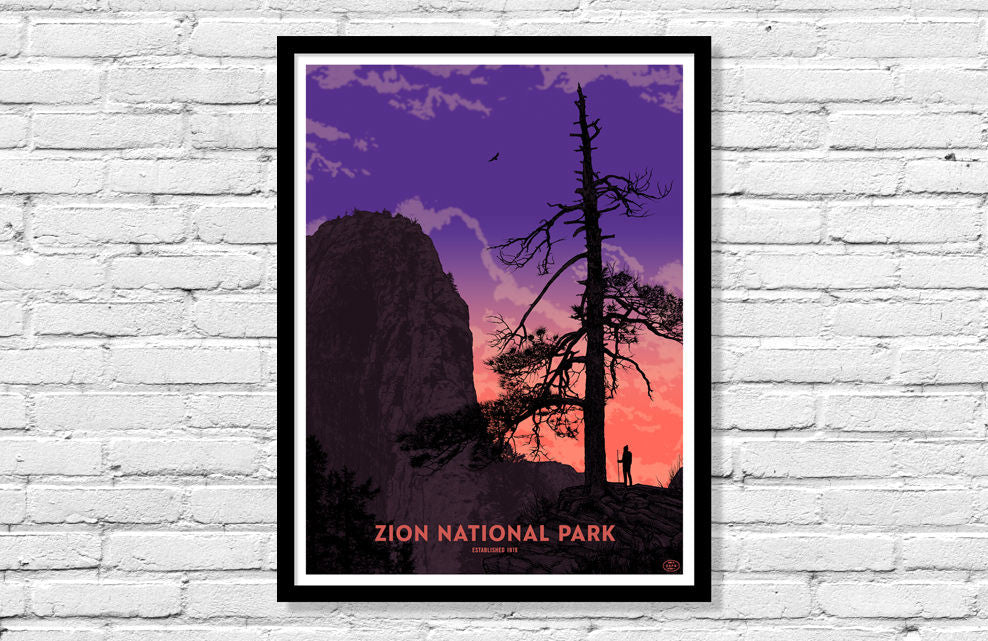 Zion National Park Poster