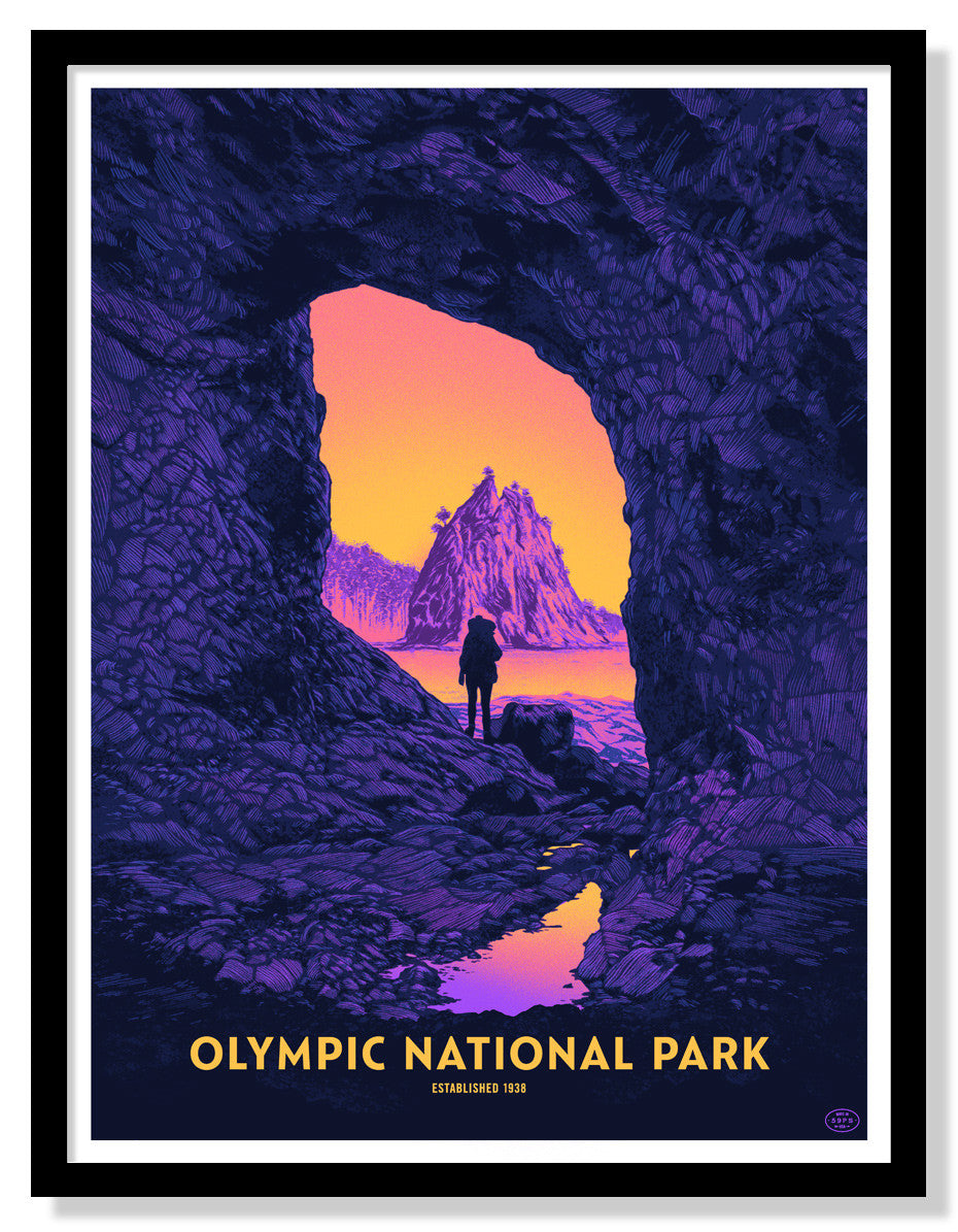 Olympic National Park Poster (Variant)