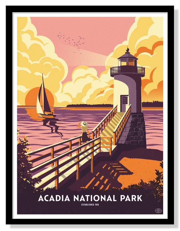 Acadia National Park Poster (Variant)