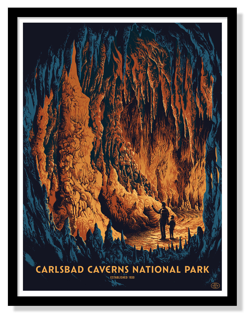 Carlsbad Caverns National Park Poster (Large Timed Edition)