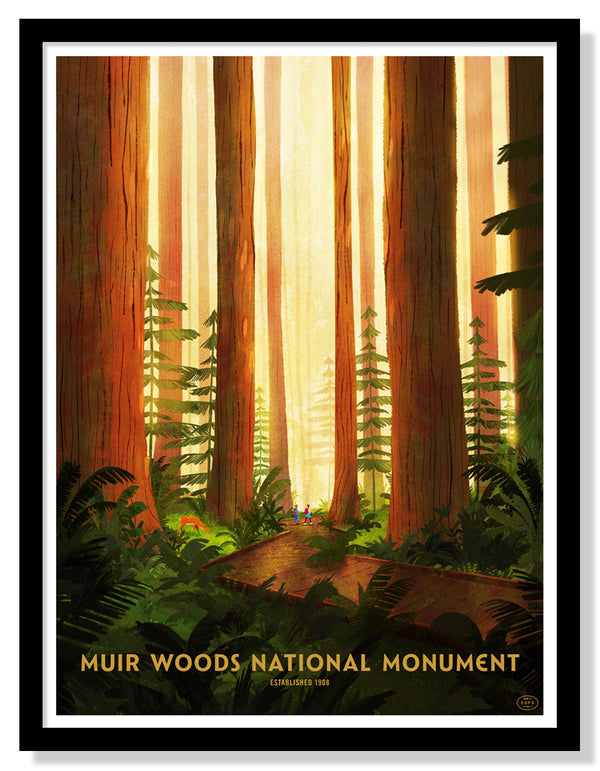 Muir Woods National Monument Poster