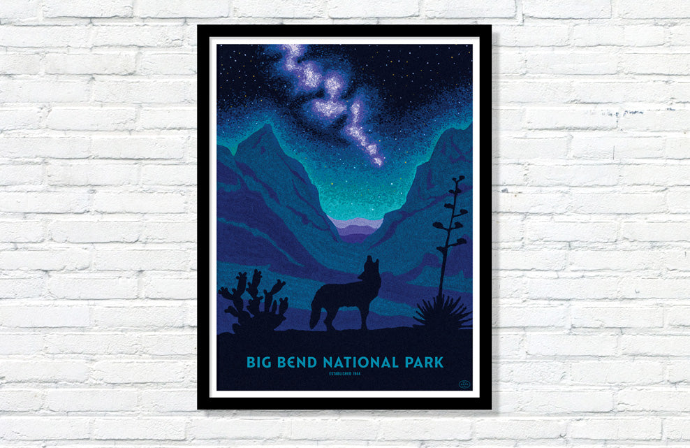 Big Bend National Park Poster (Night Sky)