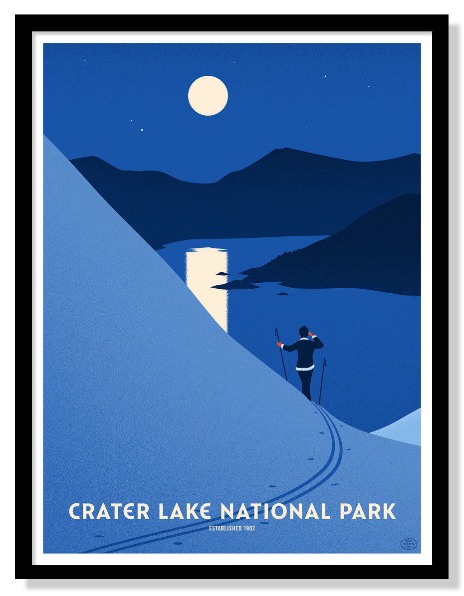 Crater Lake National Park Poster (Large Timed Edition)