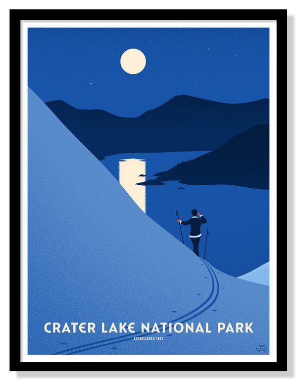 Crater Lake National Park Poster (Large Timed Edition)