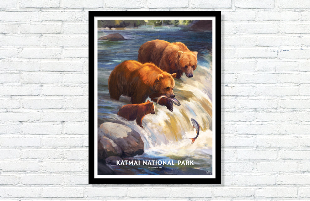 Katmai National Park Poster