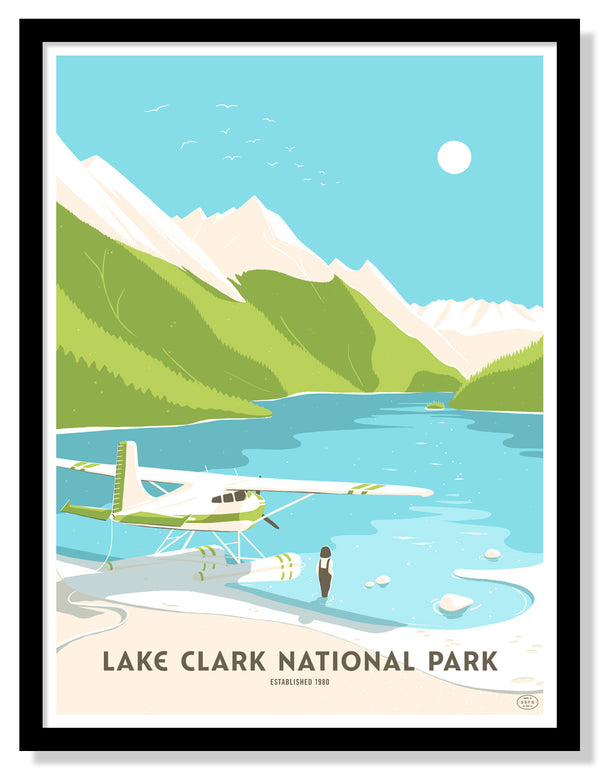 Lake Clark National Park Poster (Large Timed Edition)