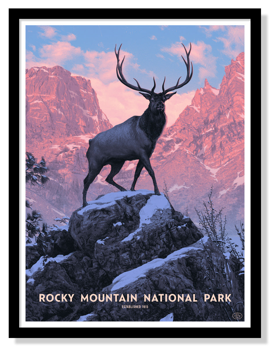 Rocky Mountain National Park Poster (Variant)