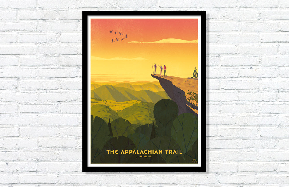 Appalachian Trail Poster (Large Timed Edition)